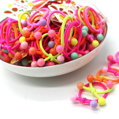 10-40 tk/komplekt Cherry armsad tüdrukud nailonist elastsed juuksepaelad Scrunchie multifilmid beebi hobusesabahoidja peapael Soengud Juuste aksessuaarid