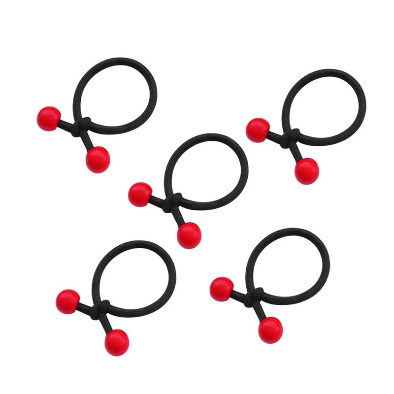 10-40 tk/komplekt Cherry armsad tüdrukud nailonist elastsed juuksepaelad Scrunchie multifilmid beebi hobusesabahoidja peapael Soengud Juuste aksessuaarid