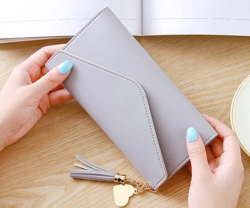 Sieviešu maki Tālrunis Sajūga soma Maki Garie Maki Meitenēm Sieviešu Nauda Monētu Kabatas Karšu Turētājs Pušķu Maki Jauns