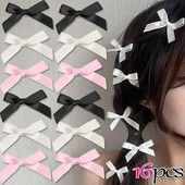 Värvid Siidlint Bowknot Juukseklambrid Mood Armas ballett Armas tüdruk Barrettes Värvilised pitsid Naised Bobby Pin INS Y2K Aksessuaarid