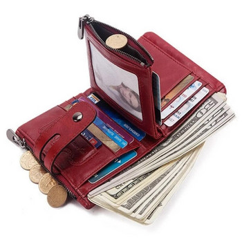 Нов дамски портфейл, женско портмоне за монети  Малък портфейл Portomonee с цип и чанта за пари Дамска мини поставка за карти