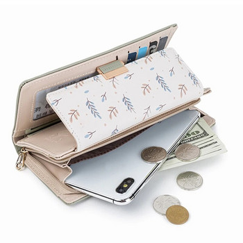 Νέα γυναικεία πορτοφόλια Long Pu Δερμάτινα πορτοφόλια Γυναικεία Τσάντα Χρημάτων Μεγάλης χωρητικότητας Lady Κάρτες για κερματοδέκτης Carteras υψηλής ποιότητας Hasp Clutch