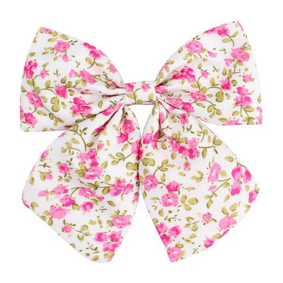 Arc de păr elegant din bumbac, florală, agrafă de primăvară, bareta de păr cu imprimeu la modă, pentru femei, fete, dulce, accesorii pentru prindere de păr