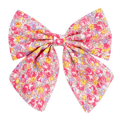 Arc de păr elegant din bumbac, florală, agrafă de primăvară, bareta de păr cu imprimeu la modă, pentru femei, fete, dulce, accesorii pentru prindere de păr