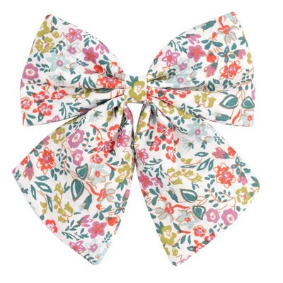 Arc de păr elegant din bumbac, florală, agrafă de primăvară, bareta de păr cu imprimeu la modă, pentru femei, fete, dulce, accesorii pentru prindere de păr