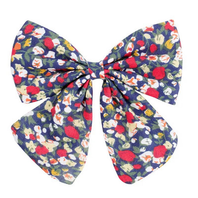 Arc de păr elegant din bumbac, florală, agrafă de primăvară, bareta de păr cu imprimeu la modă, pentru femei, fete, dulce, accesorii pentru prindere de păr