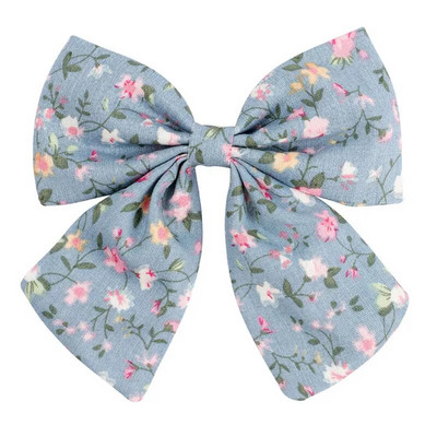 Arc de păr elegant din bumbac, florală, agrafă de primăvară, bareta de păr cu imprimeu la modă, pentru femei, fete, dulce, accesorii pentru prindere de păr