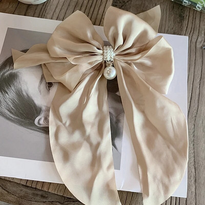 Agrafe de păr florale imprimate noi pentru femei, agrafe de păr cu fundă de mătase, femei, fete, agrafe cu pată, pentru petrecere, nuntă, accesorii de păr