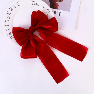 Agrafe de păr florale imprimate noi pentru femei, agrafe de păr cu fundă de mătase, femei, fete, agrafe cu pată, pentru petrecere, nuntă, accesorii de păr