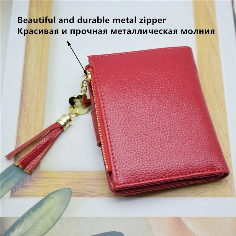 Γυναικείο πορτοφόλι PU Δερμάτινο κανονικό γυναικείο πορτοφόλι Μωβ/ροζ/μπλε/κόκκινο Γυναικείο πορτοφόλι σχεδιαστών Διακοσμητικό τσάντα με στρας και φούντα