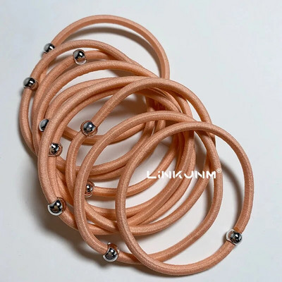 10GAB jaunas meiteņu elastīgās matu gumijas lentes bērniem galvas saites sievietēm matu kaklasaites matu gumija zirgaste matu turētāji matu aksesuāri