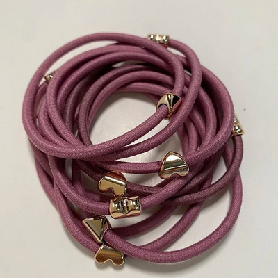 10GAB jaunas meiteņu elastīgās matu gumijas lentes bērniem galvas saites sievietēm matu kaklasaites matu gumija zirgaste matu turētāji matu aksesuāri