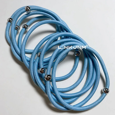 10GAB jaunas meiteņu elastīgās matu gumijas lentes bērniem galvas saites sievietēm matu kaklasaites matu gumija zirgaste matu turētāji matu aksesuāri