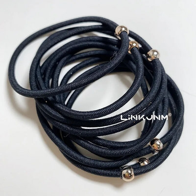 10GAB jaunas meiteņu elastīgās matu gumijas lentes bērniem galvas saites sievietēm matu kaklasaites matu gumija zirgaste matu turētāji matu aksesuāri