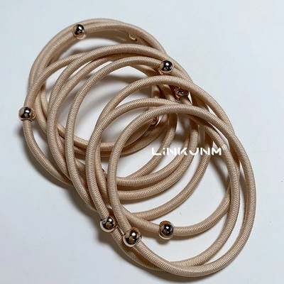 10GAB jaunas meiteņu elastīgās matu gumijas lentes bērniem galvas saites sievietēm matu kaklasaites matu gumija zirgaste matu turētāji matu aksesuāri