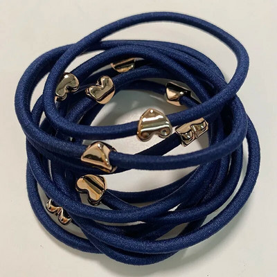 10GAB jaunas meiteņu elastīgās matu gumijas lentes bērniem galvas saites sievietēm matu kaklasaites matu gumija zirgaste matu turētāji matu aksesuāri