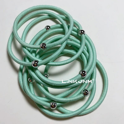 10GAB jaunas meiteņu elastīgās matu gumijas lentes bērniem galvas saites sievietēm matu kaklasaites matu gumija zirgaste matu turētāji matu aksesuāri