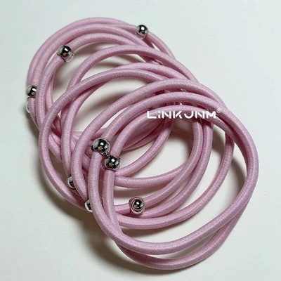 10GAB jaunas meiteņu elastīgās matu gumijas lentes bērniem galvas saites sievietēm matu kaklasaites matu gumija zirgaste matu turētāji matu aksesuāri