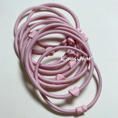 10GAB jaunas meiteņu elastīgās matu gumijas lentes bērniem galvas saites sievietēm matu kaklasaites matu gumija zirgaste matu turētāji matu aksesuāri