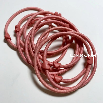 10GAB jaunas meiteņu elastīgās matu gumijas lentes bērniem galvas saites sievietēm matu kaklasaites matu gumija zirgaste matu turētāji matu aksesuāri