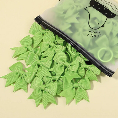 5/10/20gab Mini vienkrāsainas bantes Elastīgas matu lentes bērniem Meitenēm Mazas gumijas joslas matu kaklasaites zirgastes turētājs Matu aksesuāri