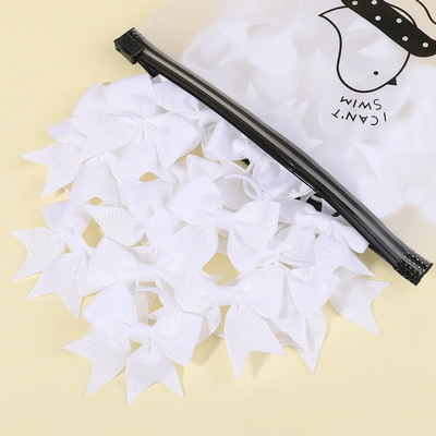 5/10/20gab Mini vienkrāsainas bantes Elastīgas matu lentes bērniem Meitenēm Mazas gumijas joslas matu kaklasaites zirgastes turētājs Matu aksesuāri