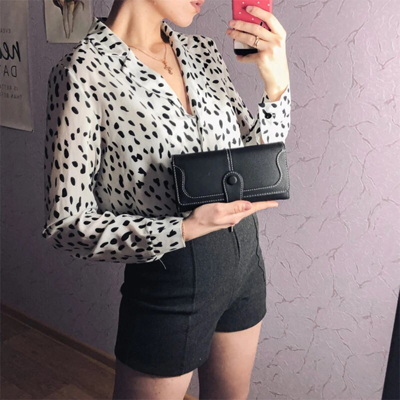 Daudzas nodaļas Mākslīgās zamšādas garš maks sievietēm matēts ādas sieviešu maciņš Augstas kvalitātes sieviešu maki karšu turētāji sajūga kartera