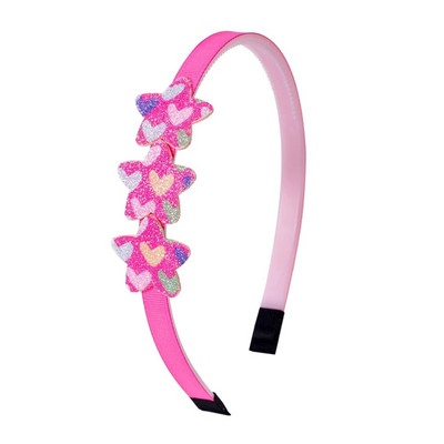 Modes sieviešu matu lente Galvas lente Sirds varavīksnes galvassega Klasiska meiteņu matu aksesuāri DIY turbāna matu lente matu stīpa