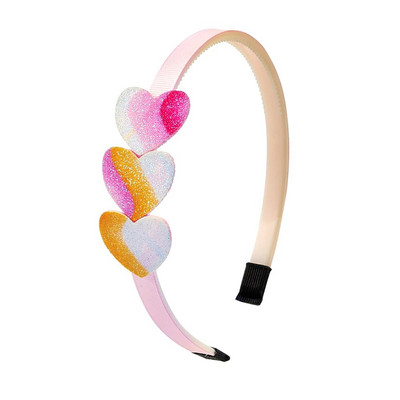 Modes sieviešu matu lente Galvas lente Sirds varavīksnes galvassega Klasiska meiteņu matu aksesuāri DIY turbāna matu lente matu stīpa