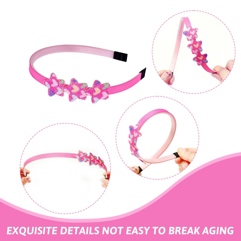 Modes sieviešu matu lente Galvas lente Sirds varavīksnes galvassega Klasiska meiteņu matu aksesuāri DIY turbāna matu lente matu stīpa