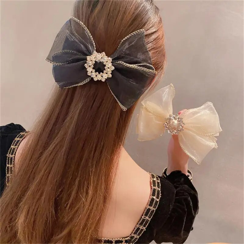 Modes tauriņš matu sprādze Matu spīle Kristāla Rhinestone salda tauriņa lente Satveršanas klipsis Meiteņu galvassegas Sieviešu matu aksesuāri