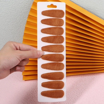 10 gab./komplekts Sieviešu masīvs plīša BB klipsis meitenēm matu sprādzes stieņi Jauki matu sprādzes Galvassegas bērniem matu aksesuāri vairumtirdzniecība