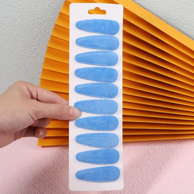 10 gab./komplekts Sieviešu masīvs plīša BB klipsis meitenēm matu sprādzes stieņi Jauki matu sprādzes Galvassegas bērniem matu aksesuāri vairumtirdzniecība