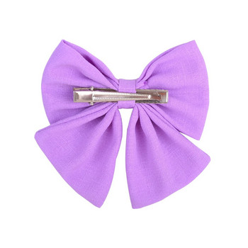 Κλιπ μαλλιών 1 ΤΕΜ 4,5 ιντσών Lovely Hair Bows για κοριτσάκια Grosgrain Κορδέλα λεπτή λαβή κεφαλής Παιδικά αξεσουάρ μαλλιών