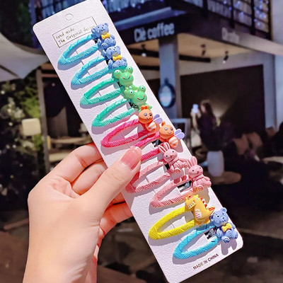 10 tk/komplekt uued tüdrukud armsad multifilmid lilled ükssarvik juuksenõelad lastele armsad juukseklambrid juuksenõelad juuksekaunistused moed juukseaksessuaarid