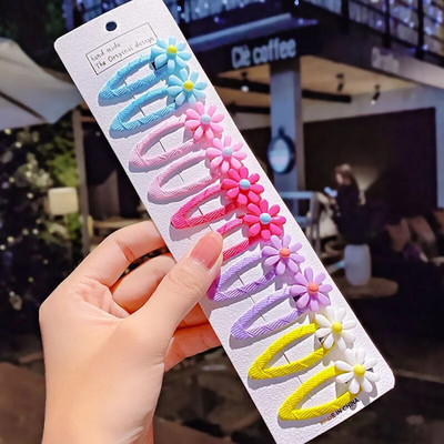 10 tk/komplekt uued tüdrukud armsad multifilmid lilled ükssarvik juuksenõelad lastele armsad juukseklambrid juuksenõelad juuksekaunistused moed juukseaksessuaarid