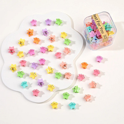 40 tk/partii Juukseaksessuaarid Tüdrukutele Värvilised armsad armsad väikesed krabikarvad, küünised, klambrid, lapsed, juuksenõelad, peakatted, beebijuuste aksessuaar