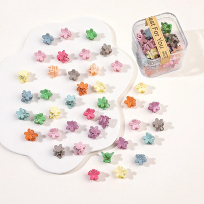 40 tk/partii Juukseaksessuaarid Tüdrukutele Värvilised armsad armsad väikesed krabikarvad, küünised, klambrid, lapsed, juuksenõelad, peakatted, beebijuuste aksessuaar