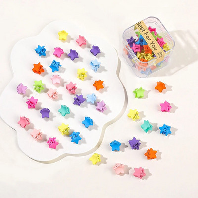 40 tk/partii Juukseaksessuaarid Tüdrukutele Värvilised armsad armsad väikesed krabikarvad, küünised, klambrid, lapsed, juuksenõelad, peakatted, beebijuuste aksessuaar