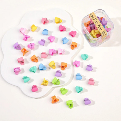 40 tk/partii Juukseaksessuaarid Tüdrukutele Värvilised armsad armsad väikesed krabikarvad, küünised, klambrid, lapsed, juuksenõelad, peakatted, beebijuuste aksessuaar