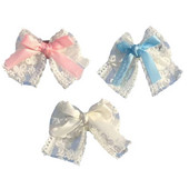 Agrafă de păr pentru fete, festival de coafare a părului, barete în formă de bowknot, lolita, design mare, barele de păr din metal pentru mireasă