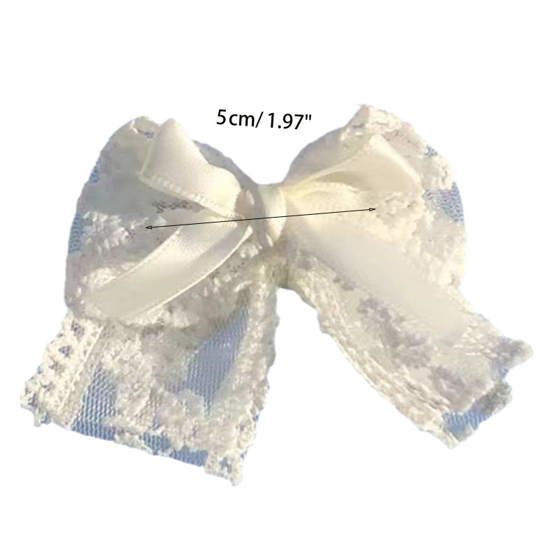 Plaukų segtukai mergaičių plaukų formavimo festivaliui Bowknot Shape Barrettes Lolita didelio dizaino metalinės plaukų segtukai vestuvėms