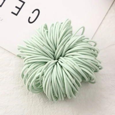 100 tk/partii 3 CM Tüdrukute elastsed juuksepaelad Kummipael Scrunchies Peapael hobusesaba hoidikukumm juustele Lastele Juuste aksessuaarid