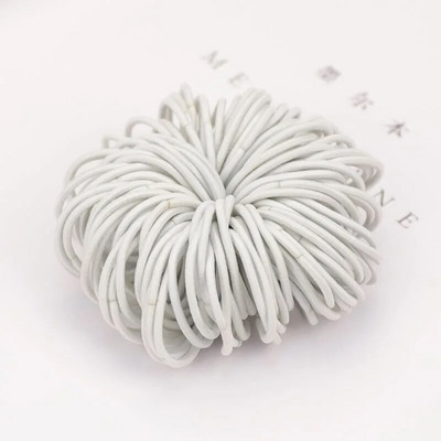 100 tk/partii 3 CM Tüdrukute elastsed juuksepaelad Kummipael Scrunchies Peapael hobusesaba hoidikukumm juustele Lastele Juuste aksessuaarid