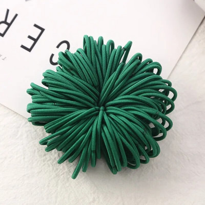 100 tk/partii 3 CM Tüdrukute elastsed juuksepaelad Kummipael Scrunchies Peapael hobusesaba hoidikukumm juustele Lastele Juuste aksessuaarid