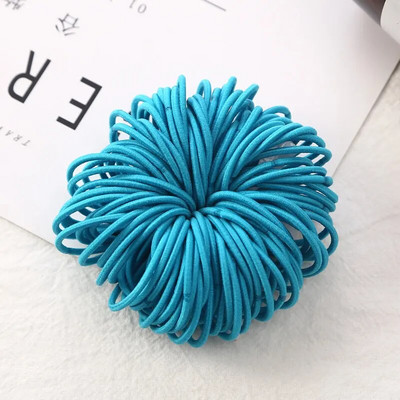 100 tk/partii 3 CM Tüdrukute elastsed juuksepaelad Kummipael Scrunchies Peapael hobusesaba hoidikukumm juustele Lastele Juuste aksessuaarid