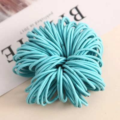 100 tk/partii 3 CM Tüdrukute elastsed juuksepaelad Kummipael Scrunchies Peapael hobusesaba hoidikukumm juustele Lastele Juuste aksessuaarid