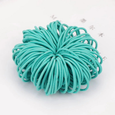 100 tk/partii 3 CM Tüdrukute elastsed juuksepaelad Kummipael Scrunchies Peapael hobusesaba hoidikukumm juustele Lastele Juuste aksessuaarid