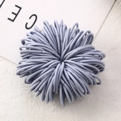 100 tk/partii 3 CM Tüdrukute elastsed juuksepaelad Kummipael Scrunchies Peapael hobusesaba hoidikukumm juustele Lastele Juuste aksessuaarid