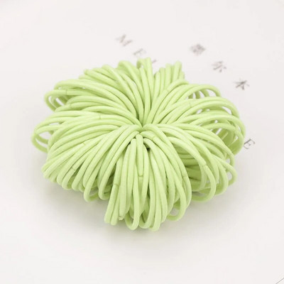 100 tk/partii 3 CM Tüdrukute elastsed juuksepaelad Kummipael Scrunchies Peapael hobusesaba hoidikukumm juustele Lastele Juuste aksessuaarid